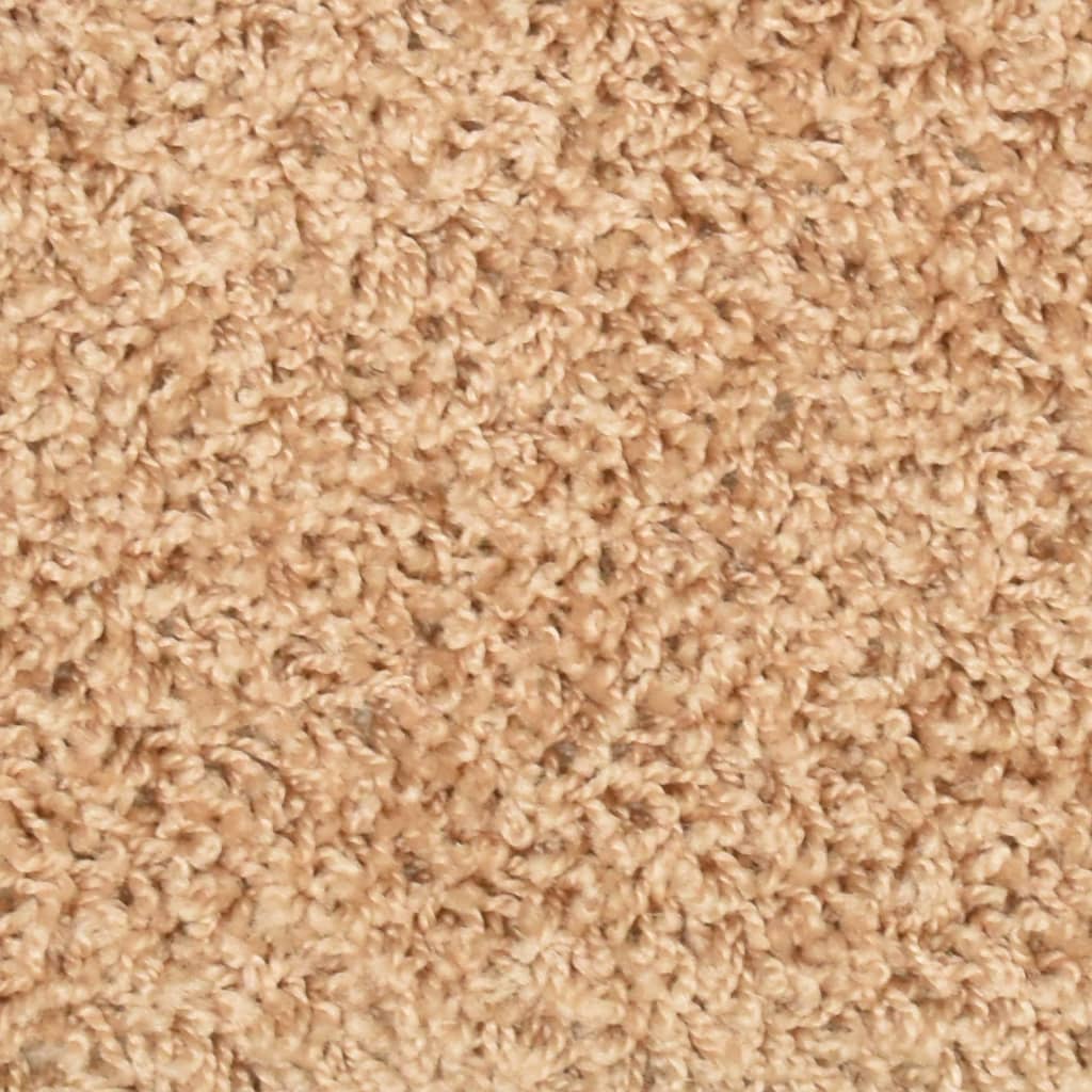 Prostirke za stepenice 15 kom 56x17x3 cm zlatne poluokrugle
