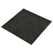 Tepih 20 pcs Crna 50 x 50 cm Bitumen