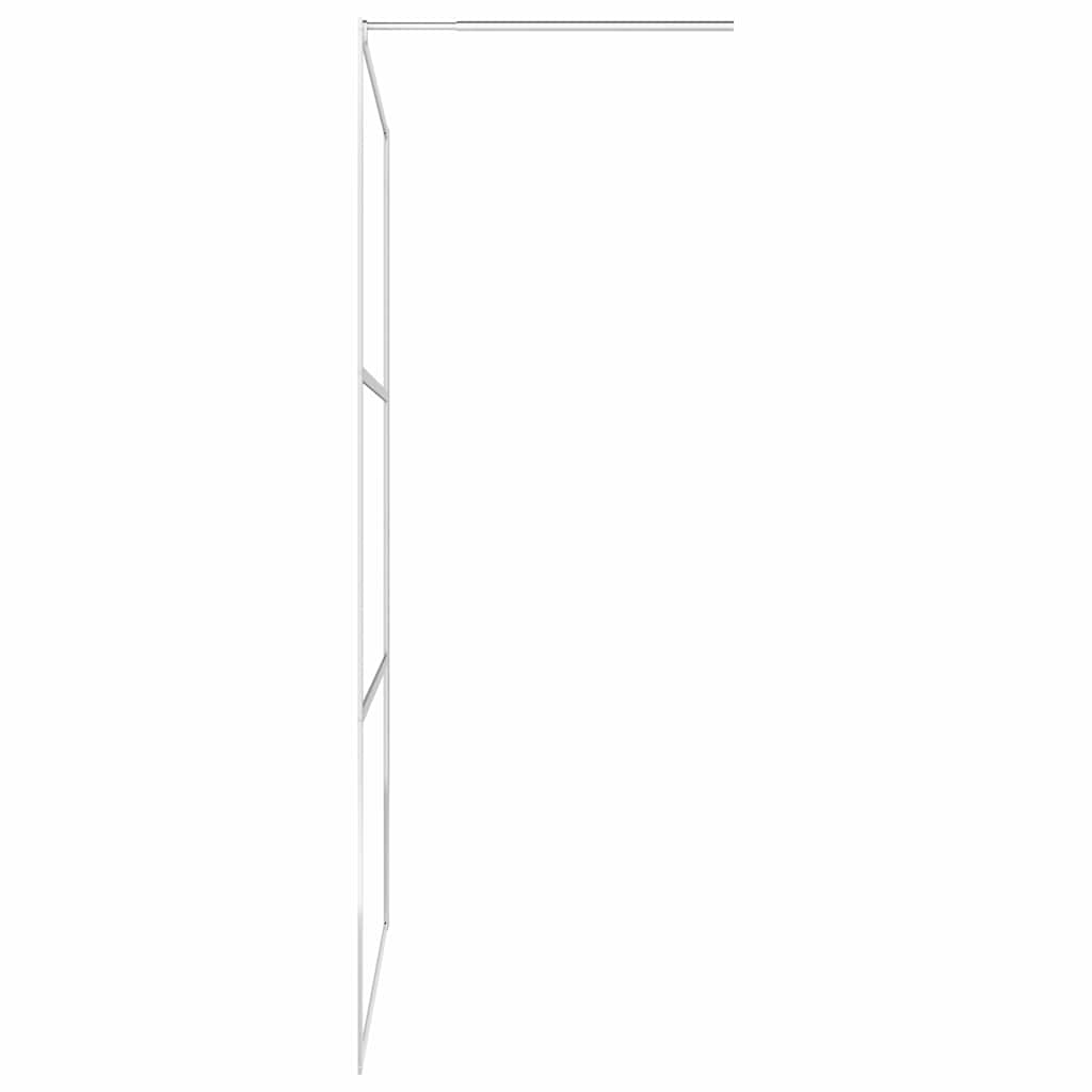 Pregrada za tuširanje s napola mutnim staklom ESG 90 x 195 cm