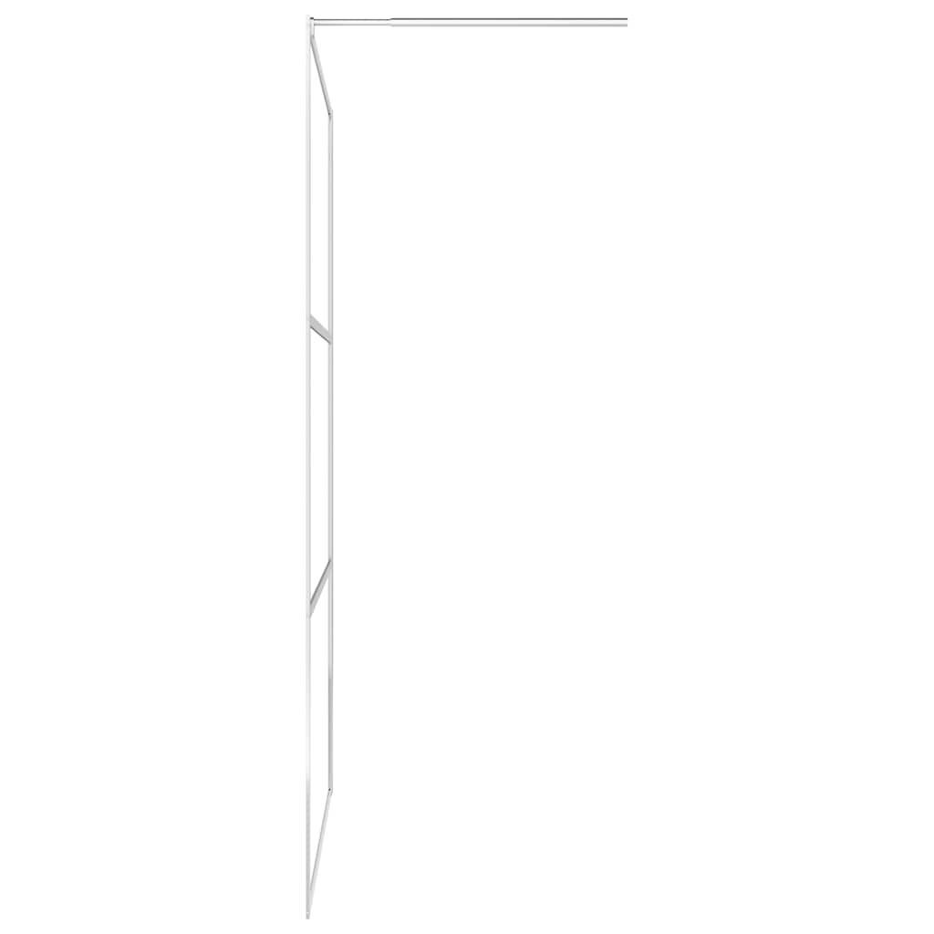 Pregrada za tuširanje s napola mutnim staklom ESG 100 x 195 cm