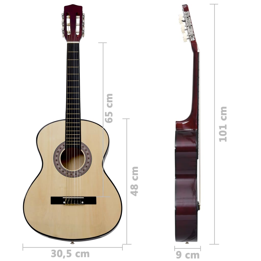 Klasična gitara za početnike s torbom 4/4 39 "