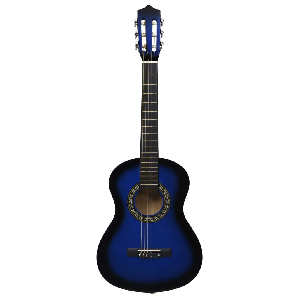 Klasična gitara za početnike i djecu s torbom plava 1/2 34 "