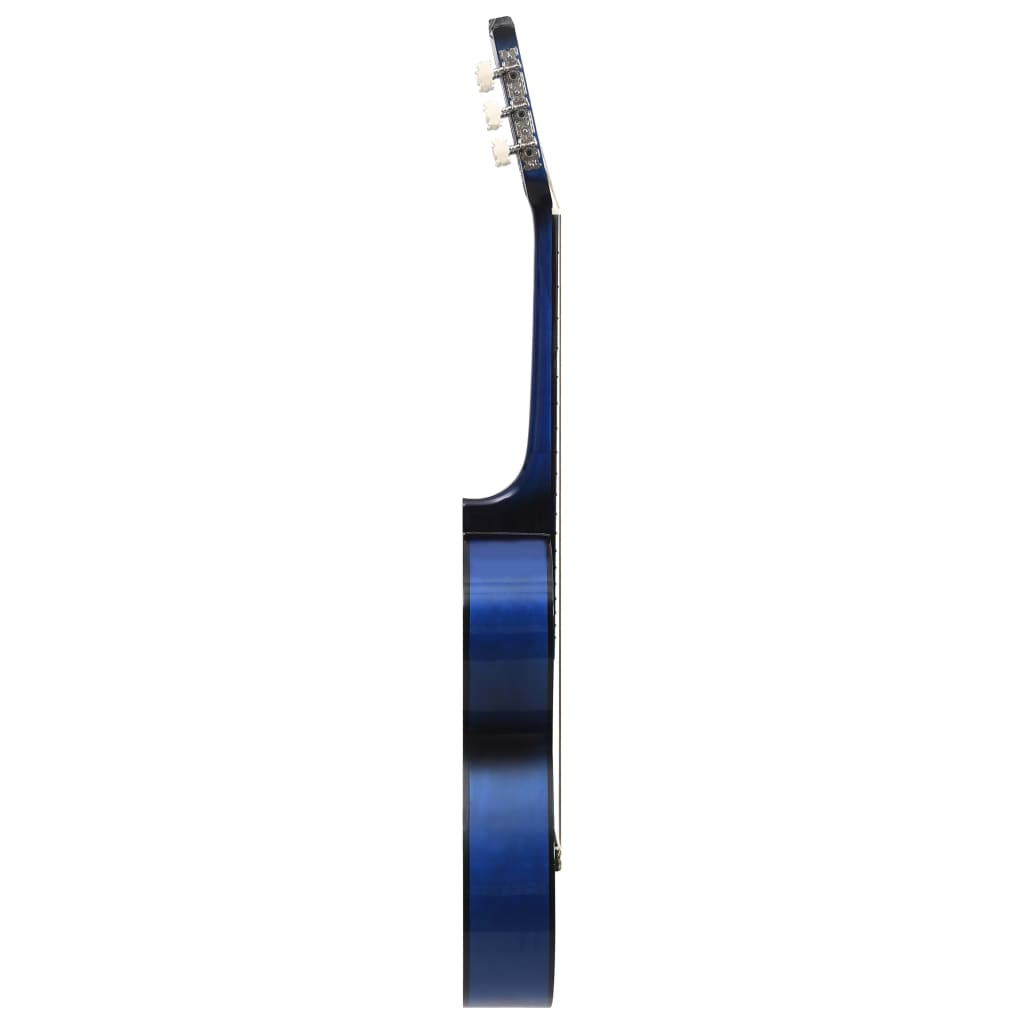 Klasična gitara za početnike i djecu s torbom plava 1/2 34 "