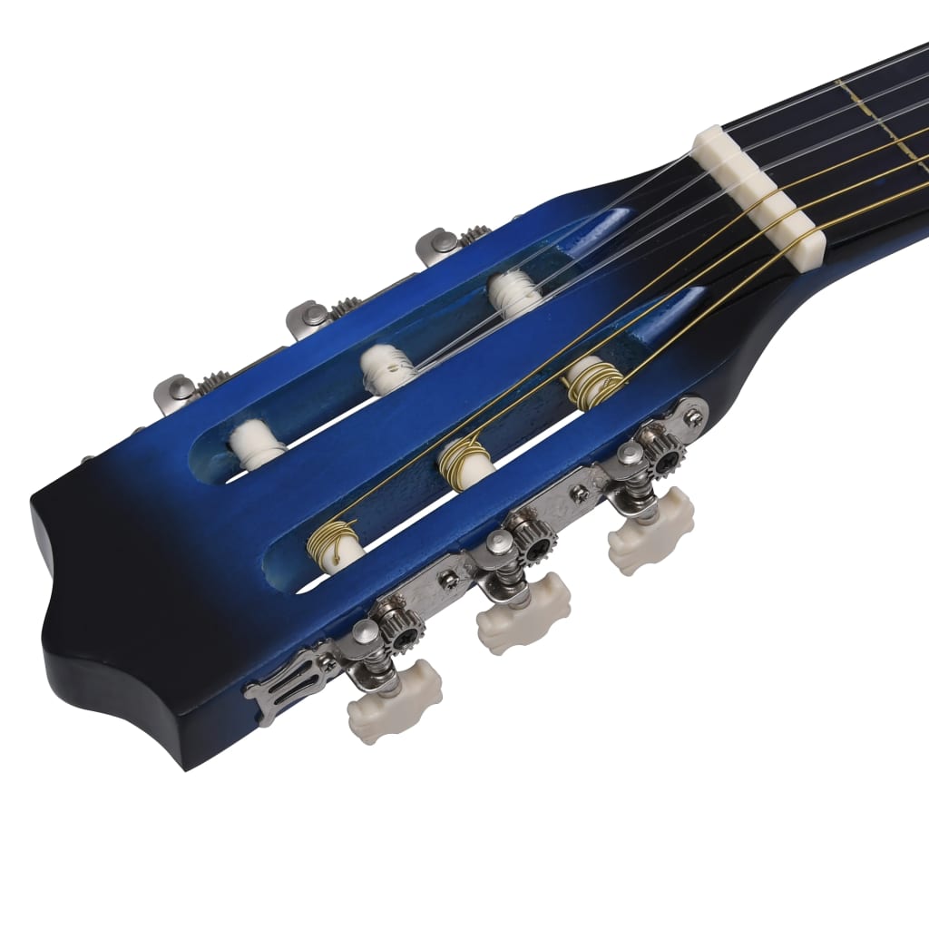 Klasična gitara za početnike i djecu s torbom plava 1/2 34 "