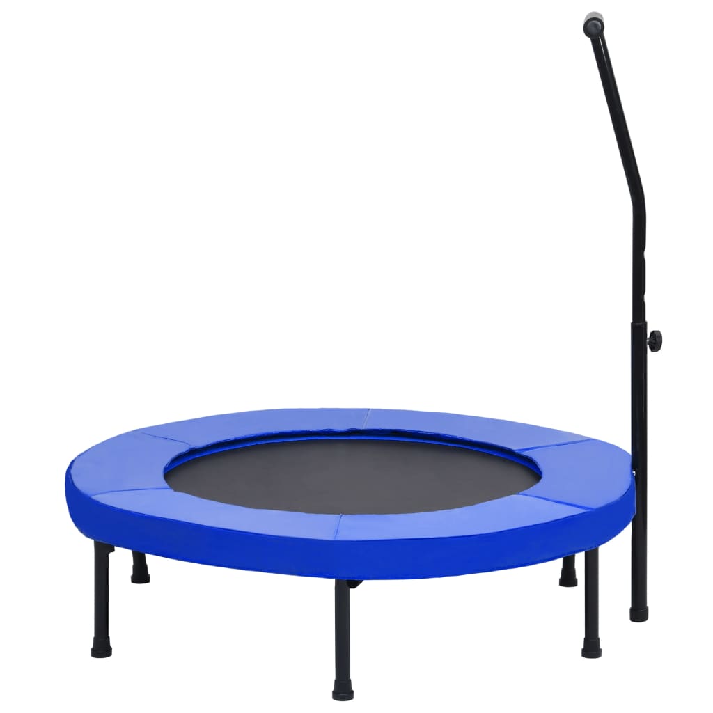 Trampolin za vježbanje s ručkom i sigurnosnim jastučićem 102 cm