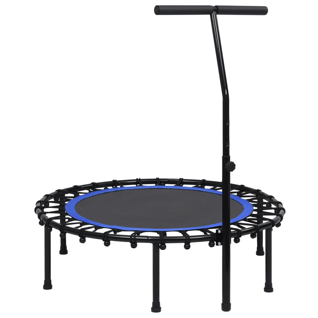 Trampolin za vježbanje s ručkom i sigurnosnim jastučićem 102 cm