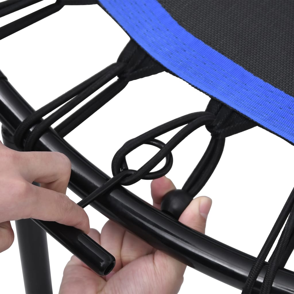 Trampolin za vježbanje s ručkom i sigurnosnim jastučićem 102 cm
