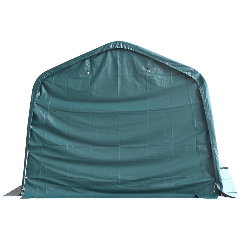 Uklonjivi šator za stoku PVC 550 g/m² 3,3 x 8 m tamnozeleni