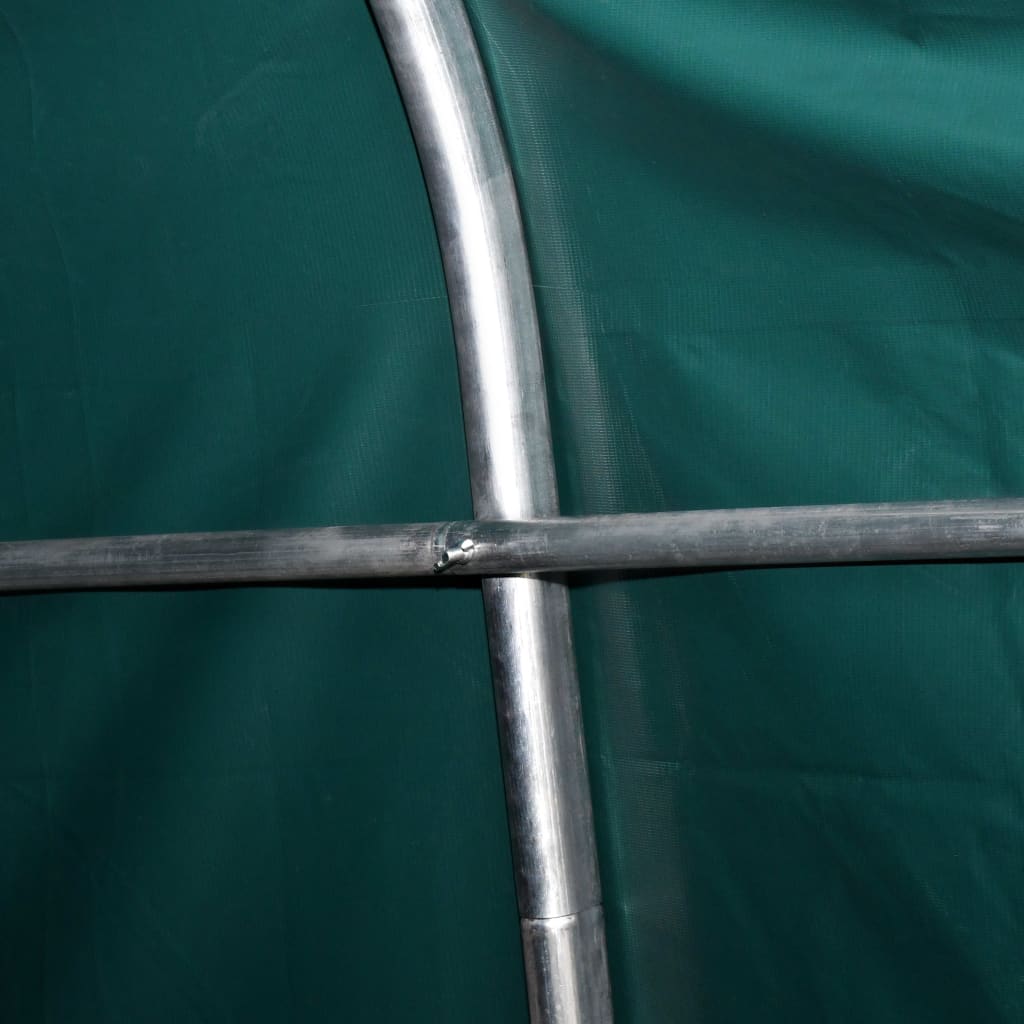 Uklonjivi šator za stoku PVC 550 g/m² 3,3 x 8 m tamnozeleni
