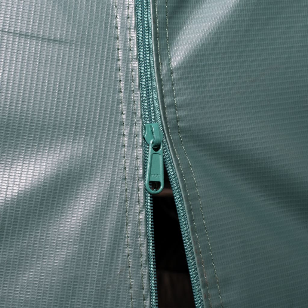 Uklonjivi šator za stoku PVC 550 g/m² 3,3 x 8 m tamnozeleni