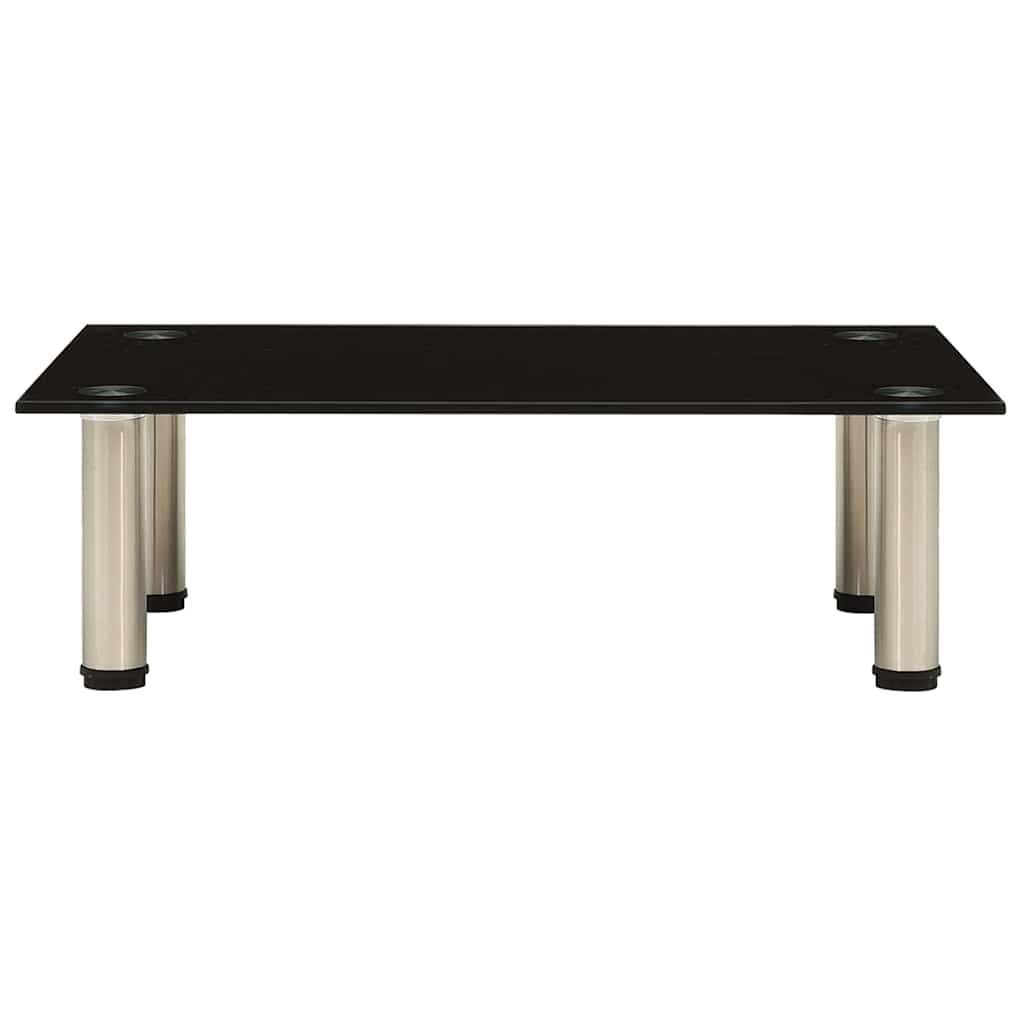 TV stalak crni 60 x 35 x 17 cm od kaljenog stakla