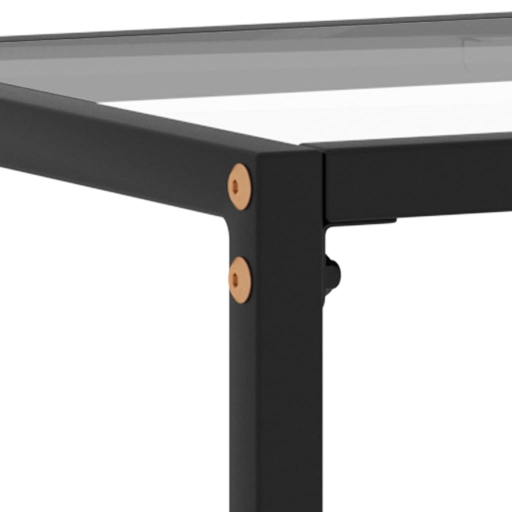 Konzolni stol prozirni 100 x 35 x 75 cm od kaljenog stakla