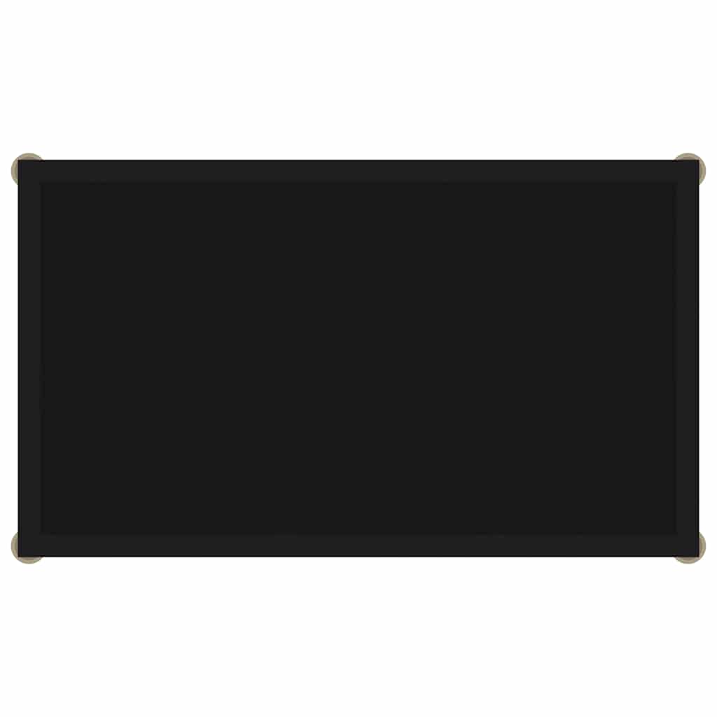 Konzolni stol crni 60 x 35 x 75 cm od kaljenog stakla