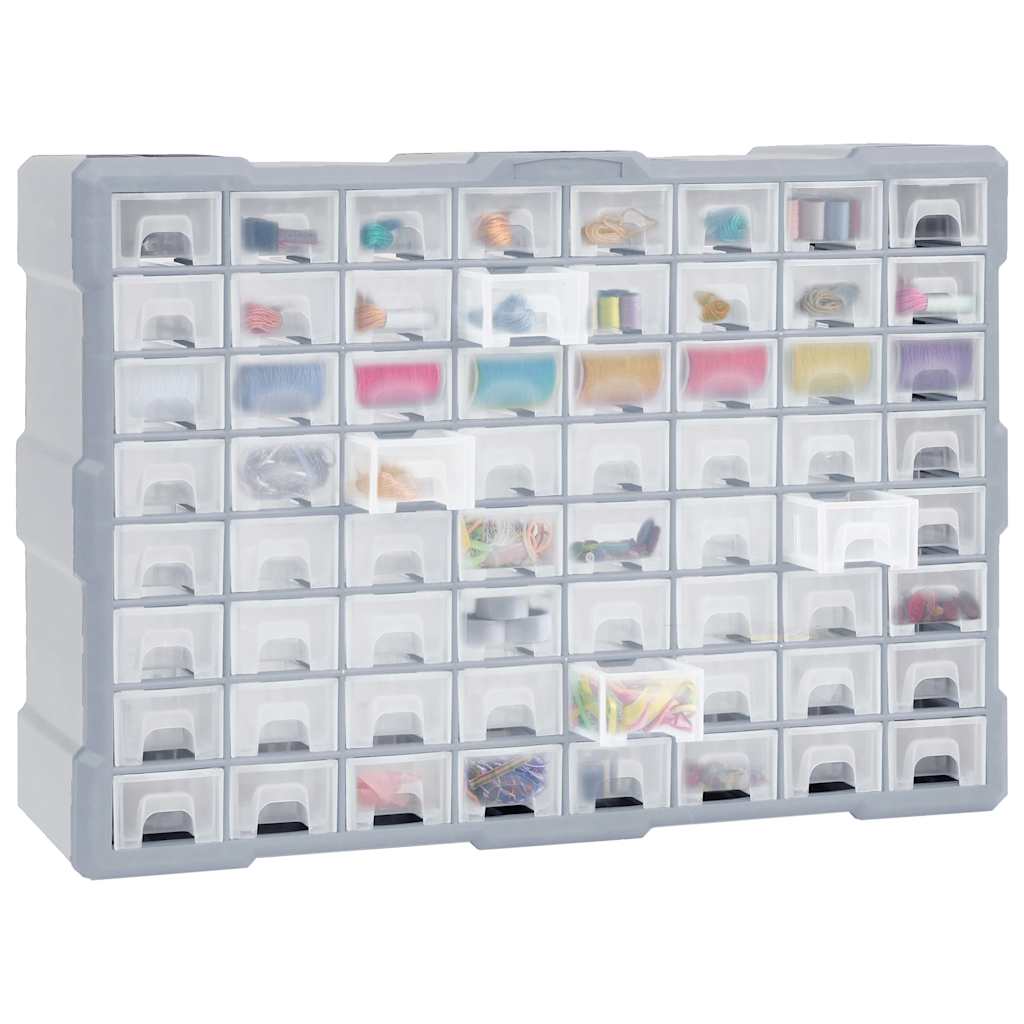 Organizator sa 64 ladice 52 x 16 x 37,5 cm
