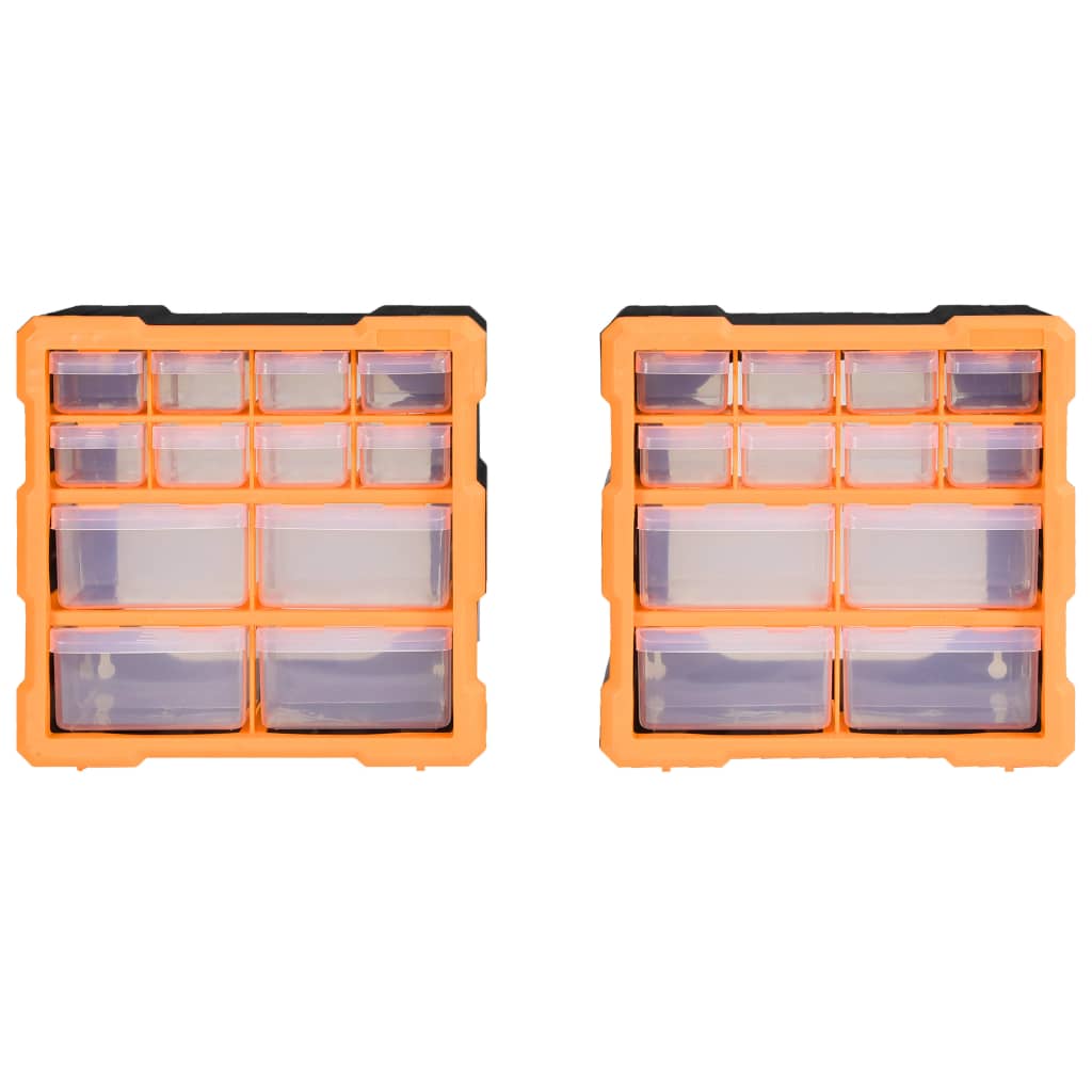 Organizatori s 12 ladica 2 kom 26,5 x 16 x 26 cm