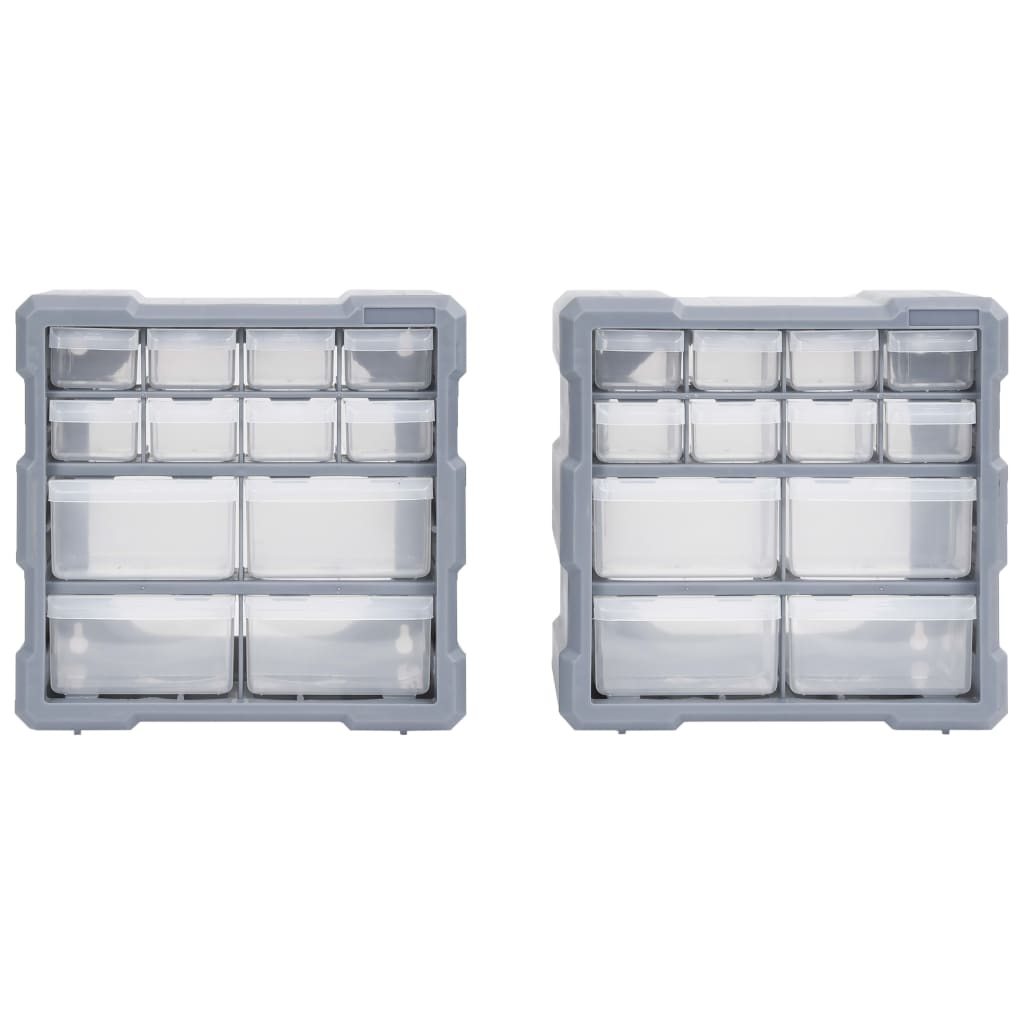 Organizatori s 12 ladica 2 kom 26,5 x 16 x 26 cm