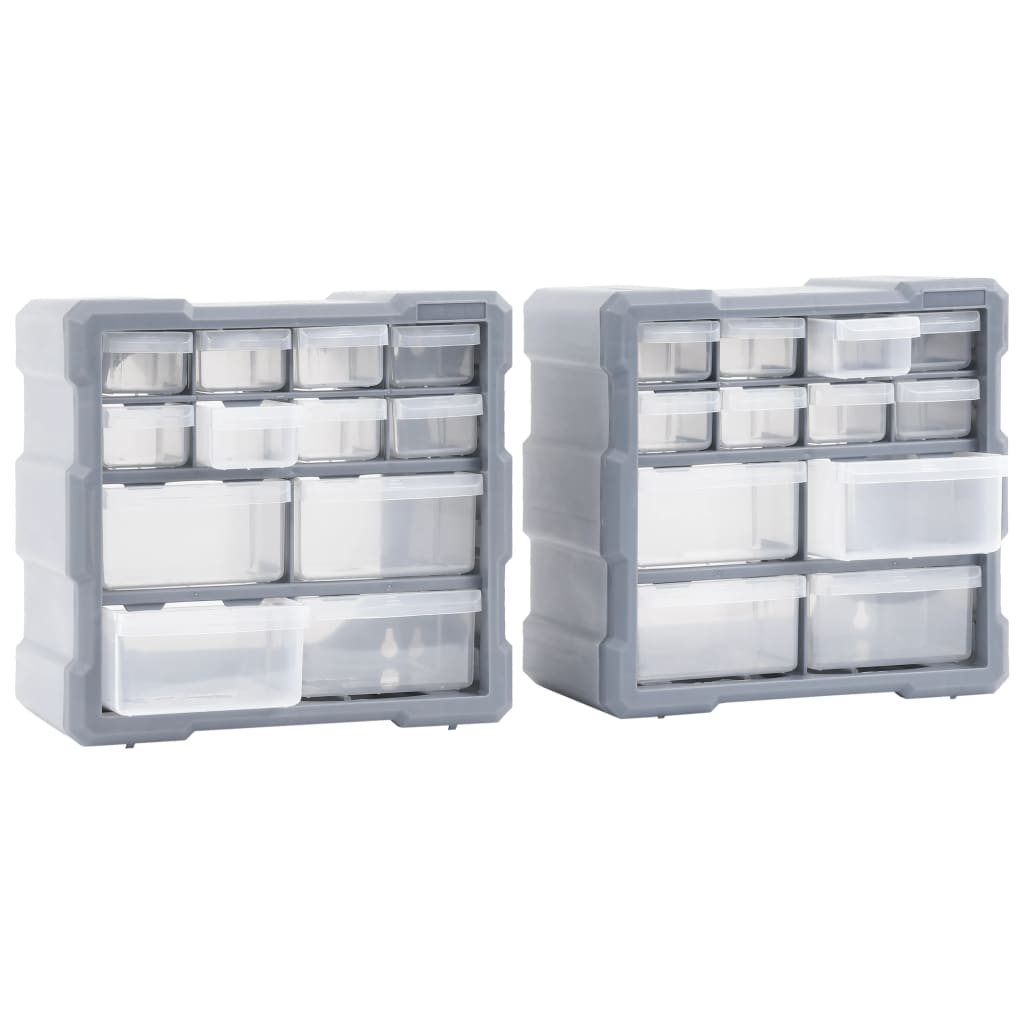 Organizatori s 12 ladica 2 kom 26,5 x 16 x 26 cm