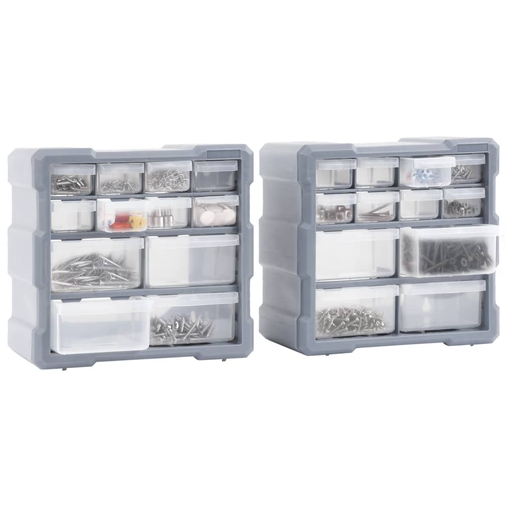 Organizatori s 12 ladica 2 kom 26,5 x 16 x 26 cm