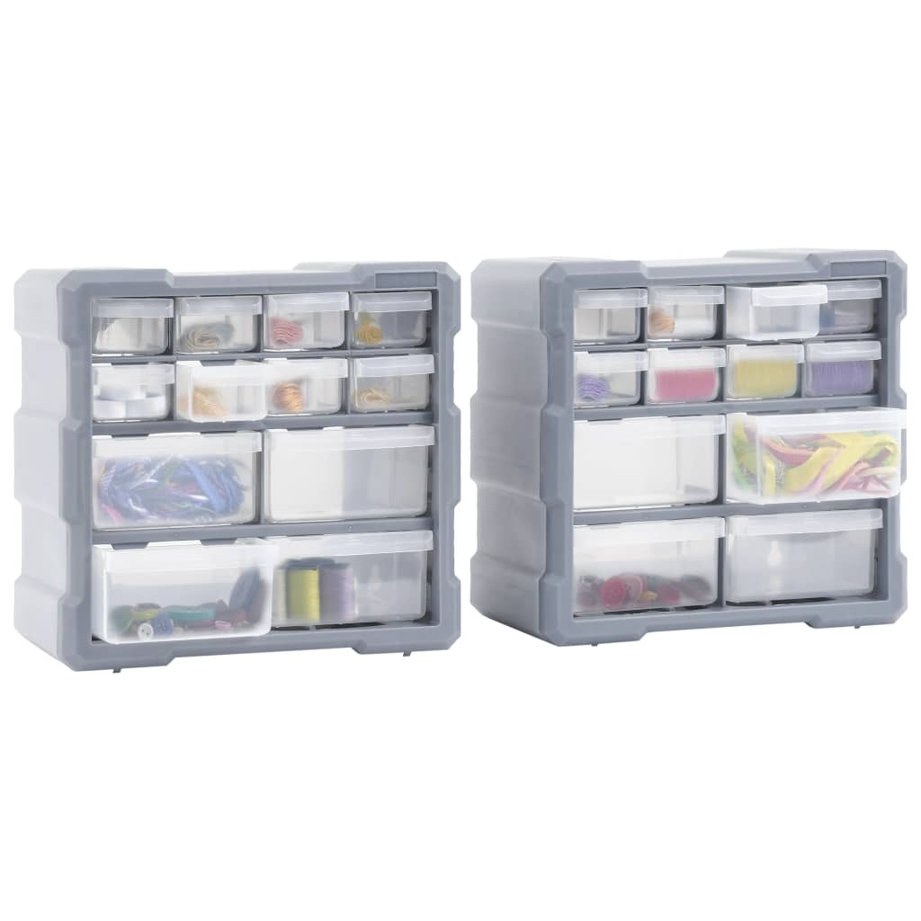Organizatori s 12 ladica 2 kom 26,5 x 16 x 26 cm