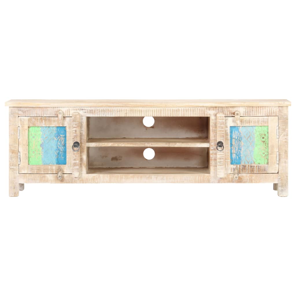 TV ormarić 120 x 30 x 40 cm od grubog bagremovog drva
