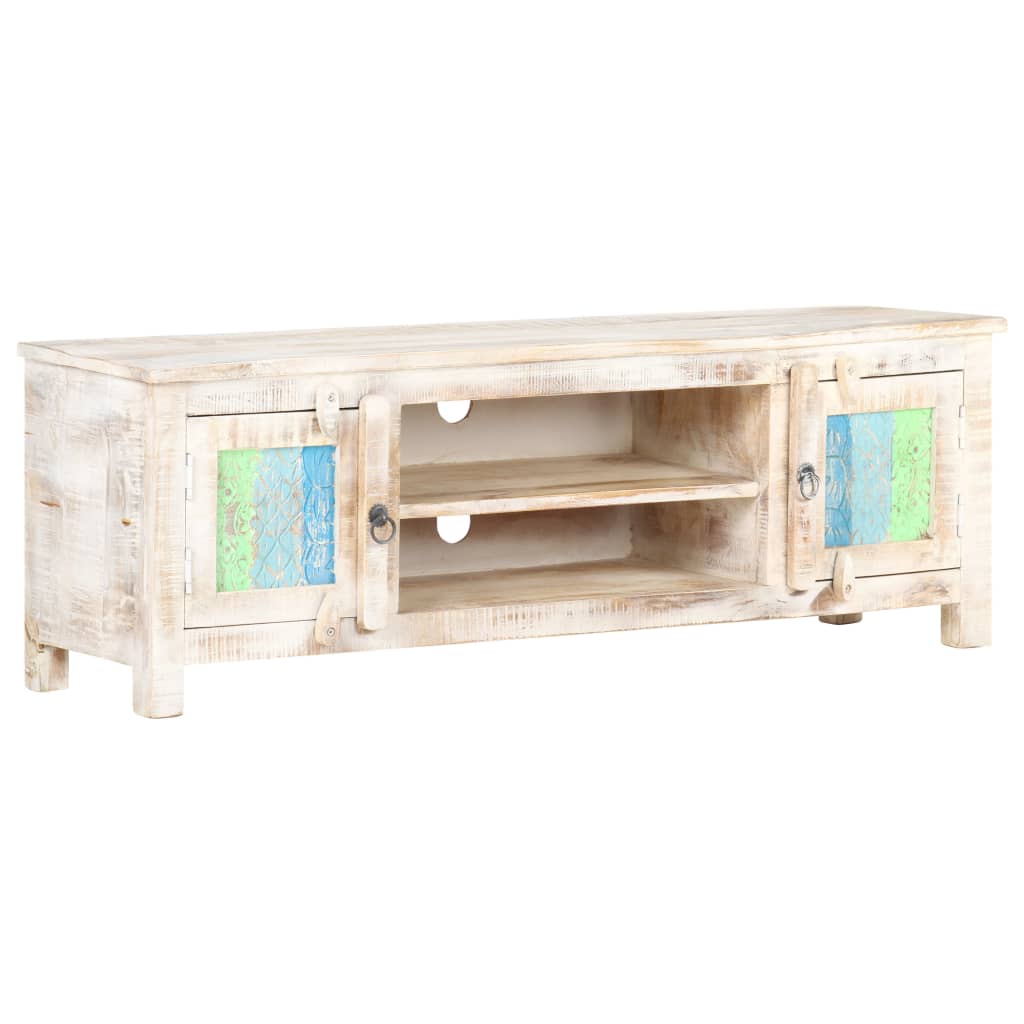 TV ormarić 120 x 30 x 40 cm od grubog bagremovog drva