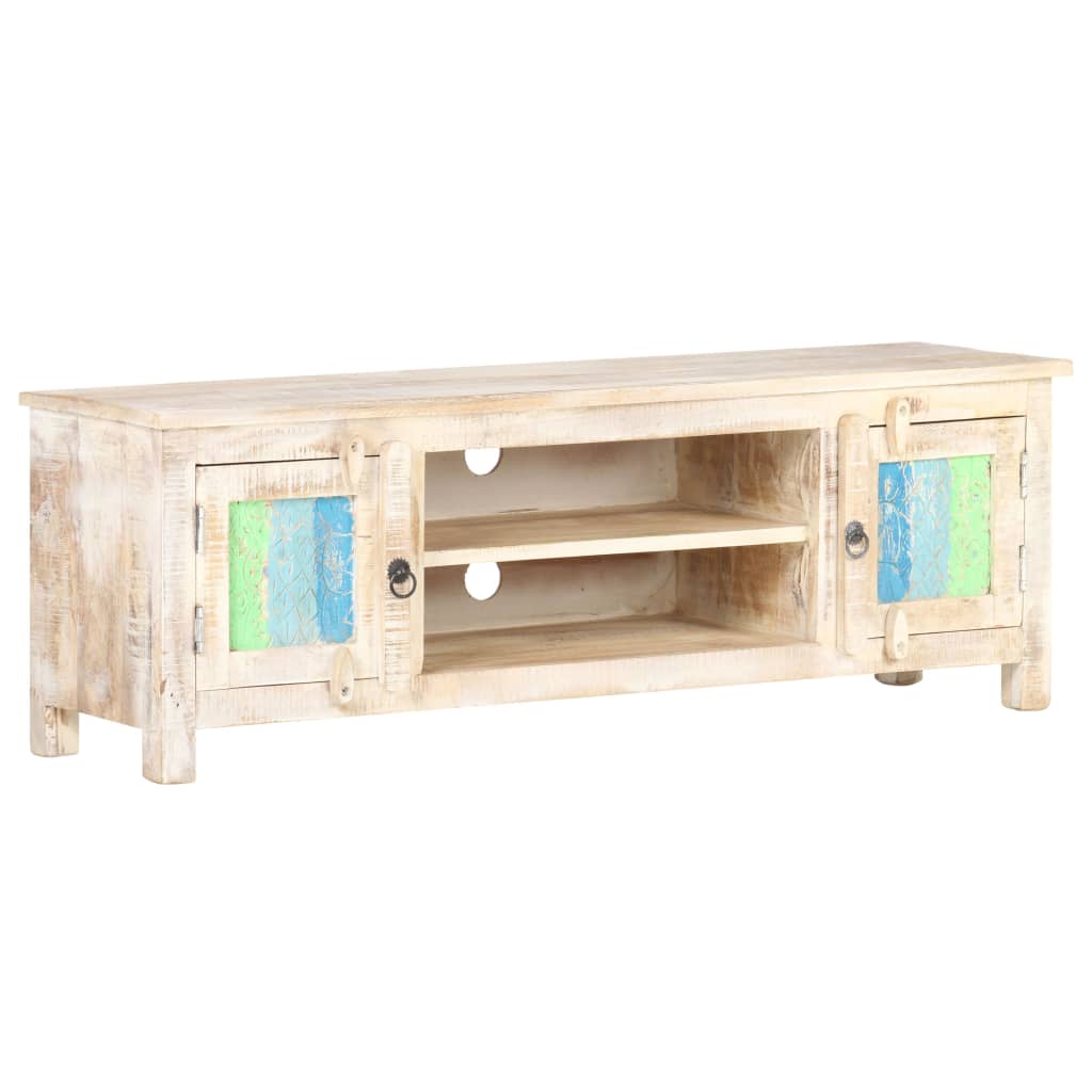 TV ormarić 120 x 30 x 40 cm od grubog bagremovog drva