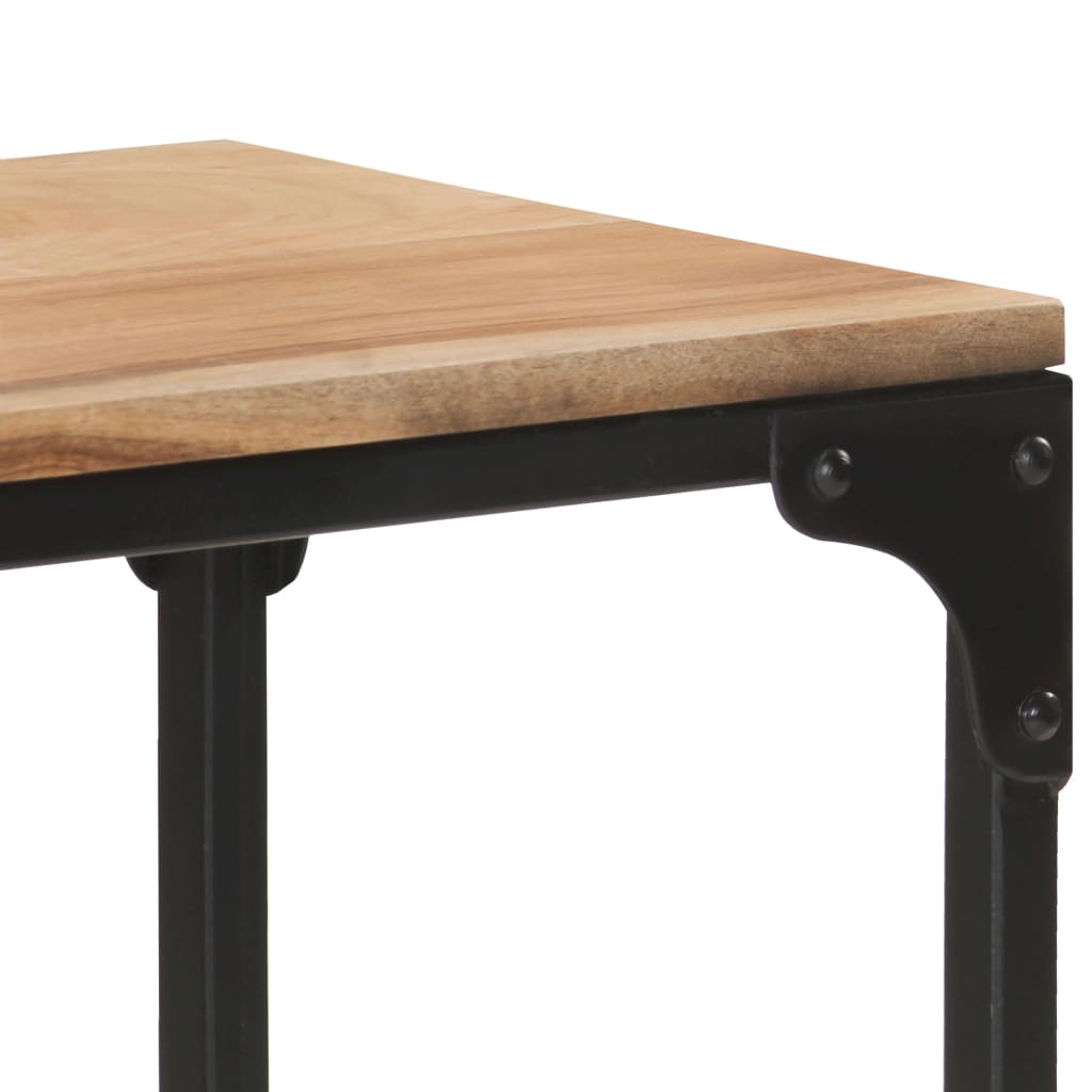 Stolić za kavu 90 x 30 x 40 cm od masivnog bagremovog drva