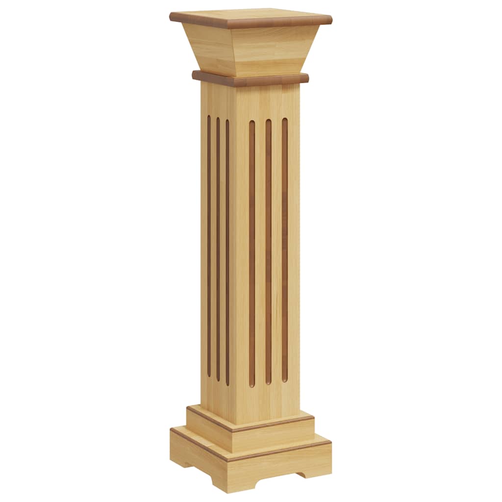 Klasični četvrtasti stalak za biljke boja drva 17x17x66 cm MDF