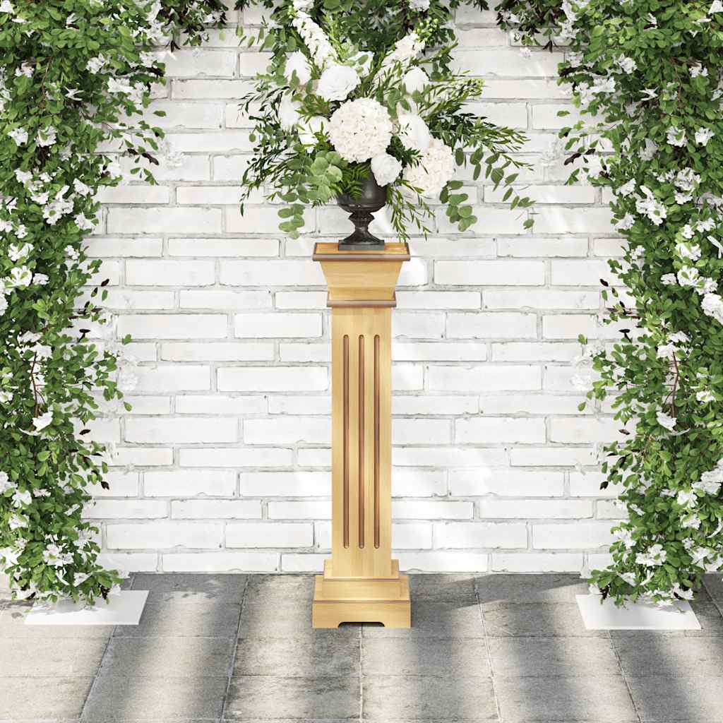 Klasični četvrtasti stalak za biljke boja drva 17x17x66 cm MDF
