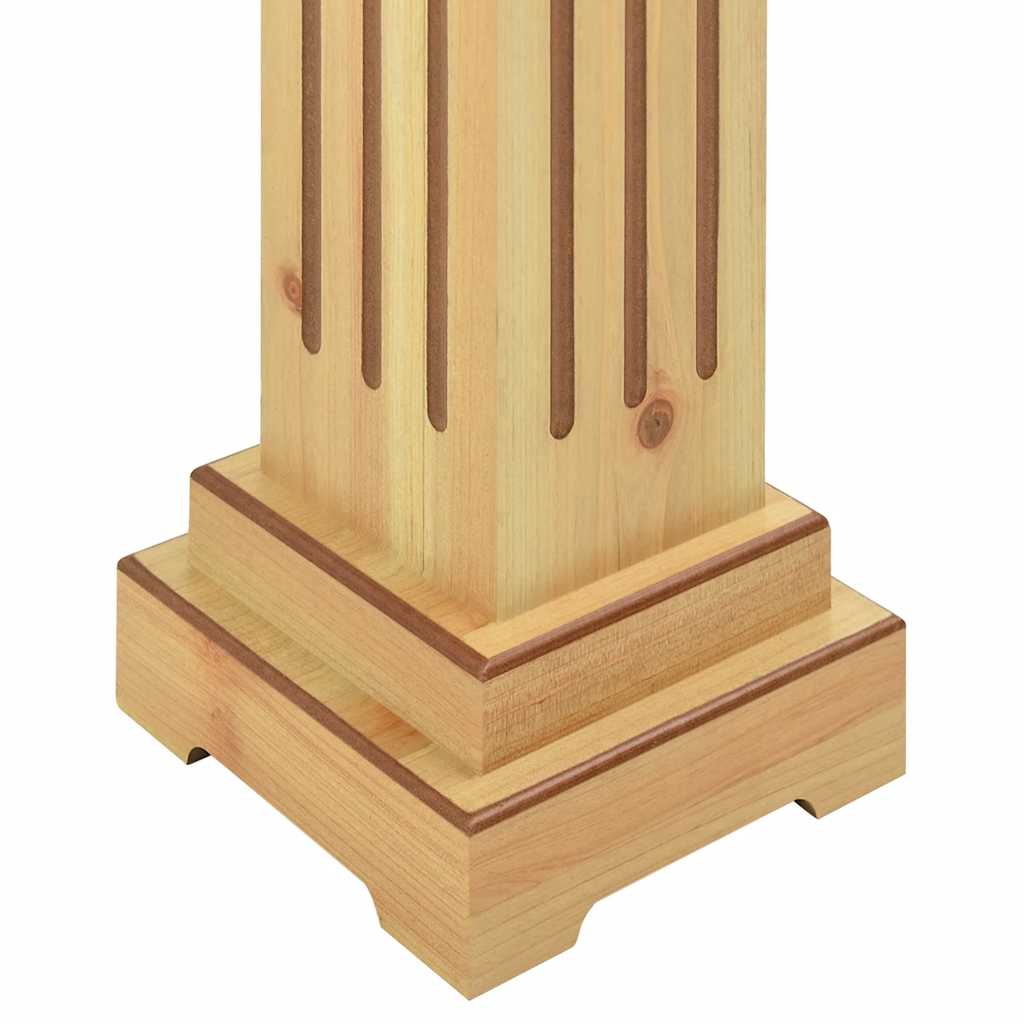 Klasični četvrtasti stalak za biljke boja drva 17x17x66 cm MDF