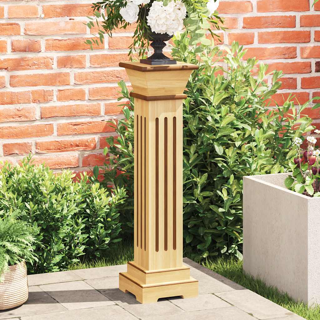 Klasični četvrtasti stalak za biljke boja drva 17x17x66 cm MDF