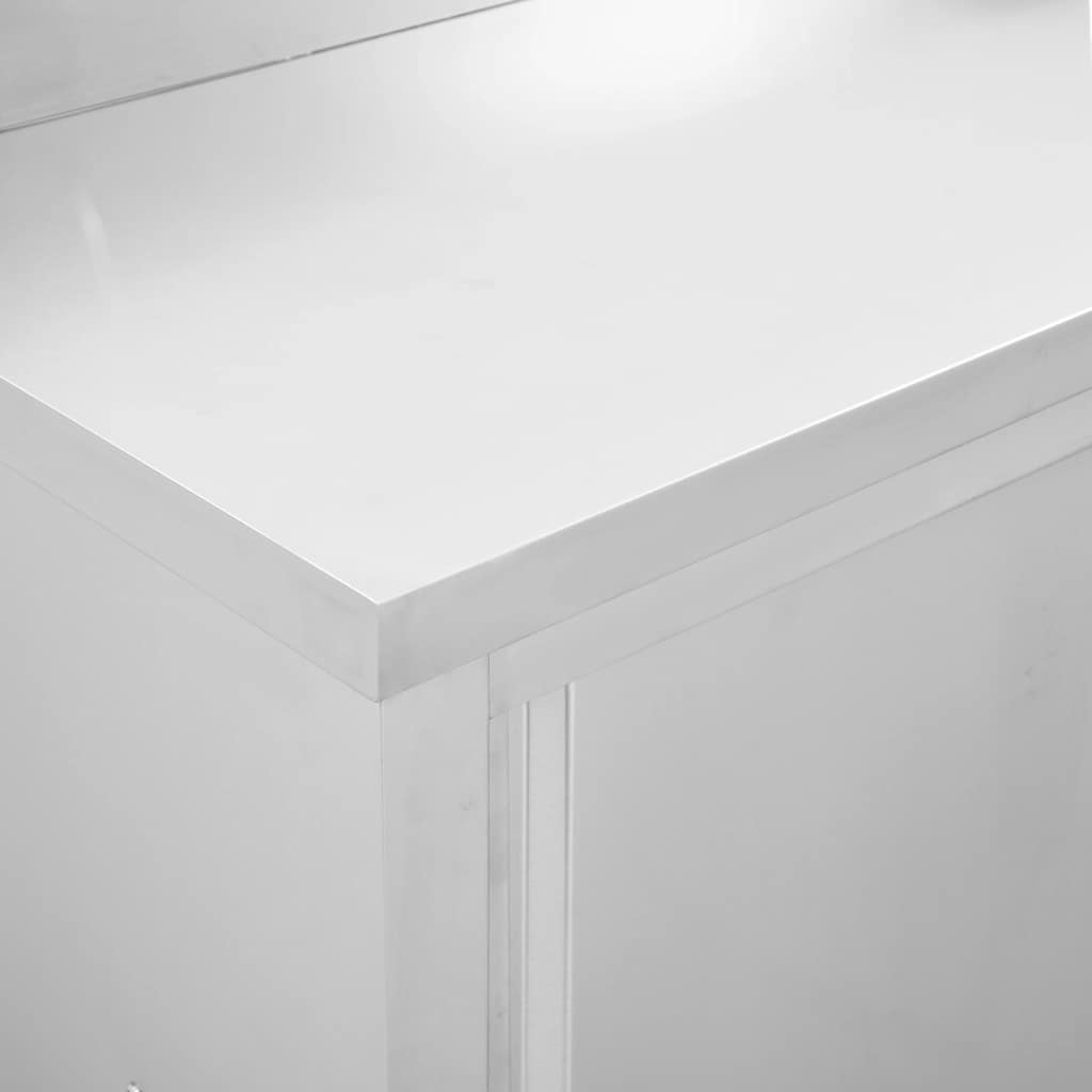 Radni stolovi s kliznim vratima 2 kom 200x50x(95-97)cm cm čelik