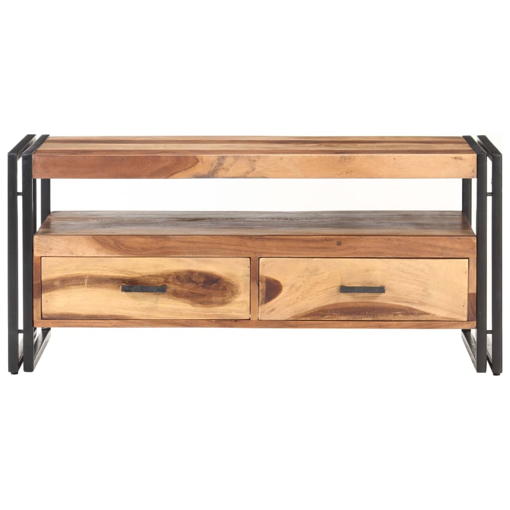 Stolić za kavu 100 x 55 x 45 cm od masivnog bagremovog drva