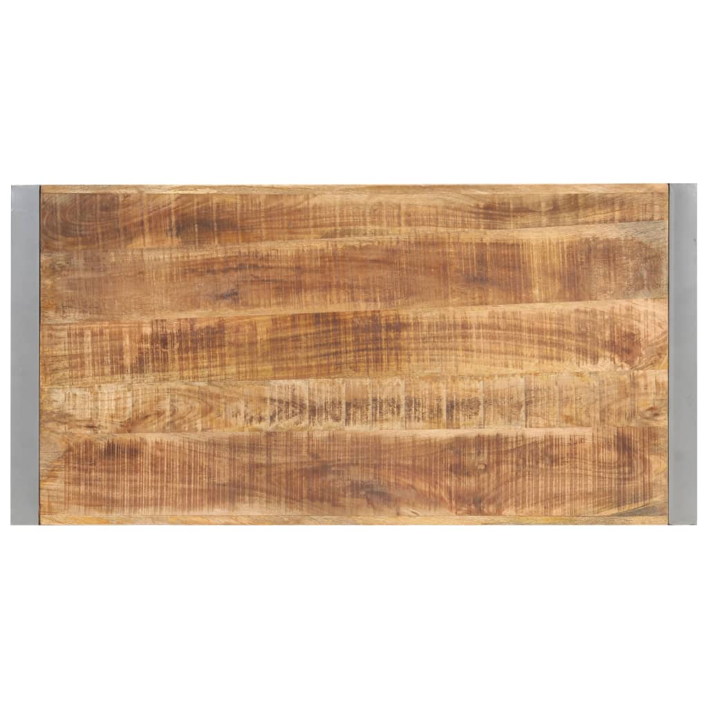 Blagovaonski stol od grubog masivnog drva manga 120x60x75 cm