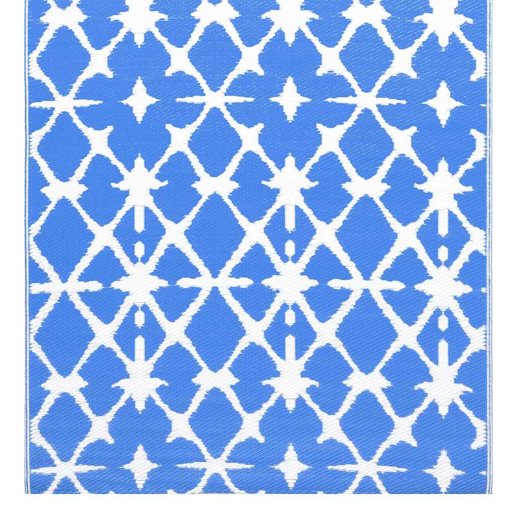 Vanjski tepih ARAKIL plavo-bijeli 80 x 150 cm PP