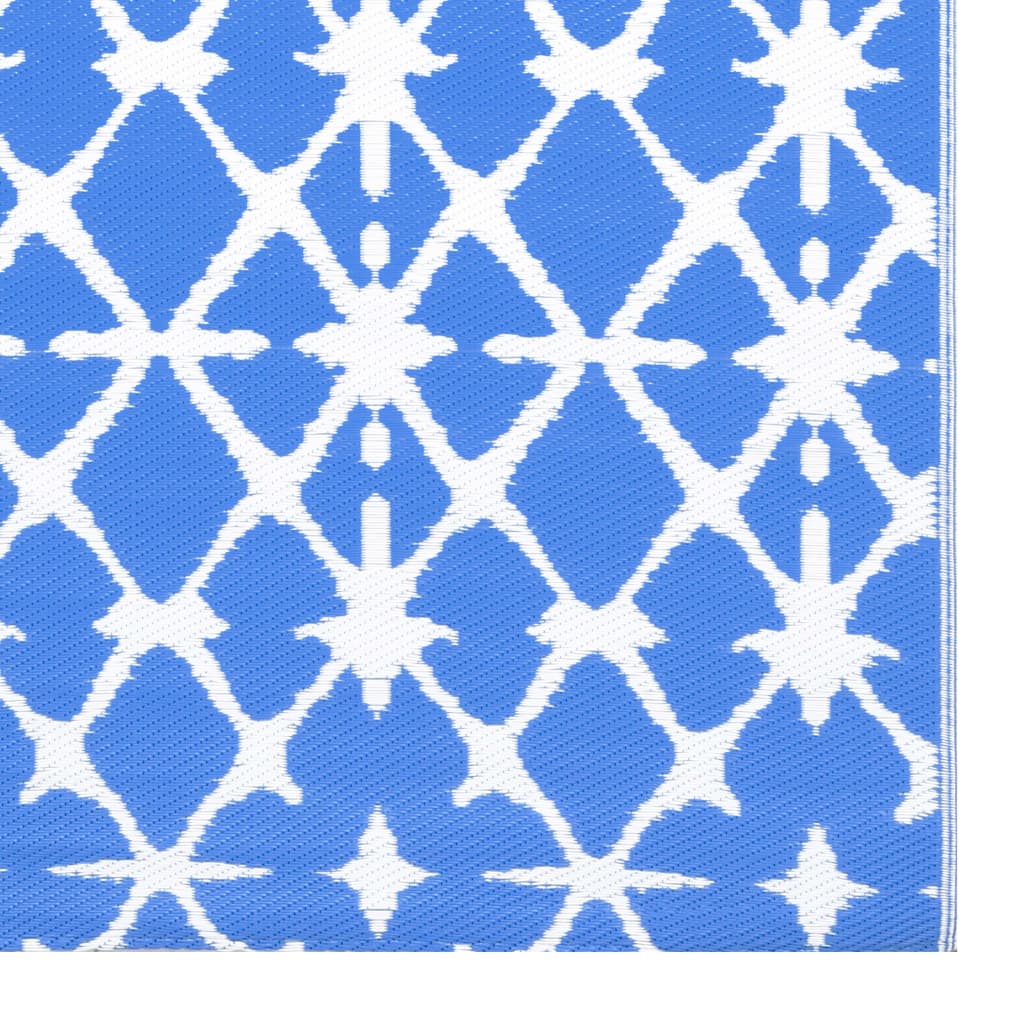 Vanjski tepih ARAKIL plavo-bijeli 190 x 290 cm PP