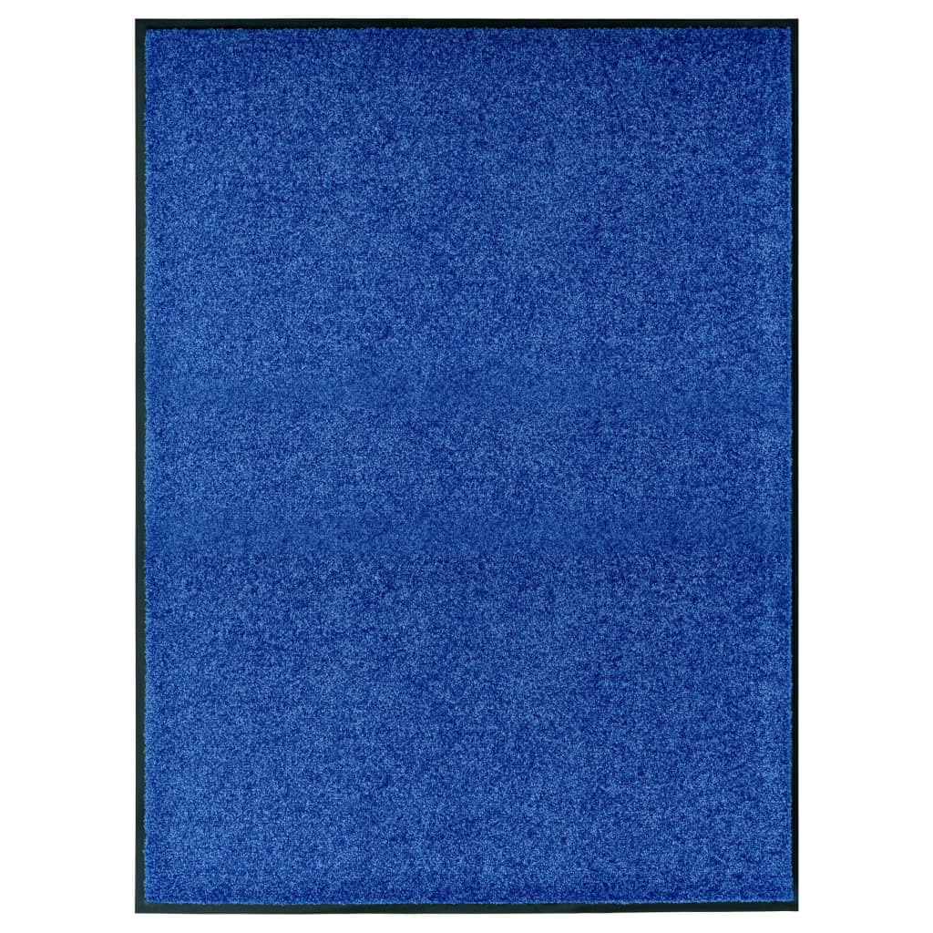 Otirač perivi plavi 90 x 120 cm