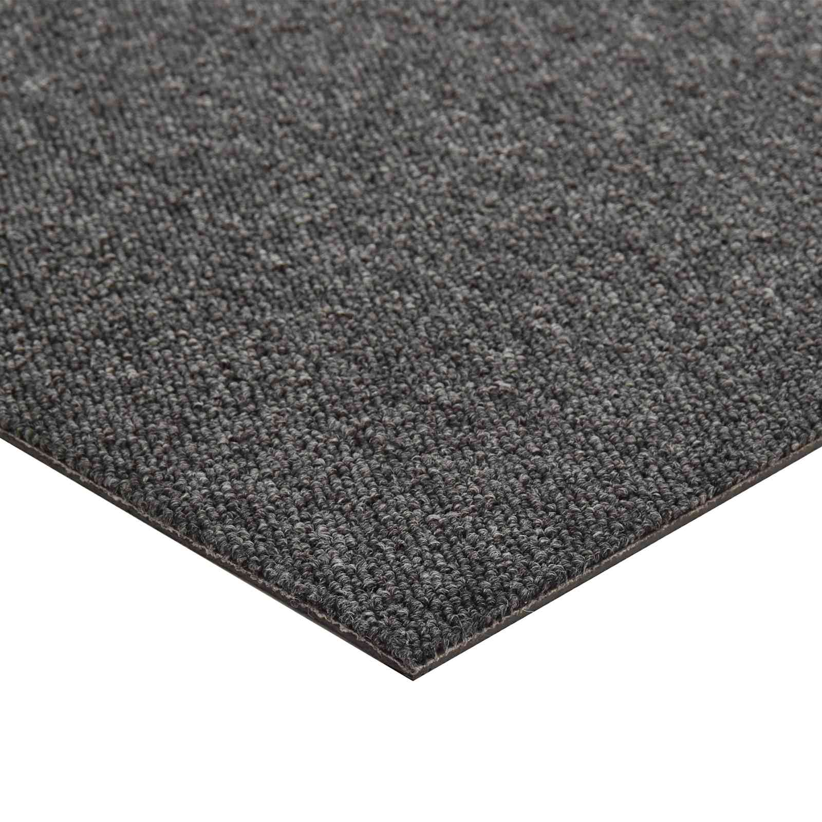 Tepih 20 pcs Antracit 50 x 50 cm 100% Polipropilen