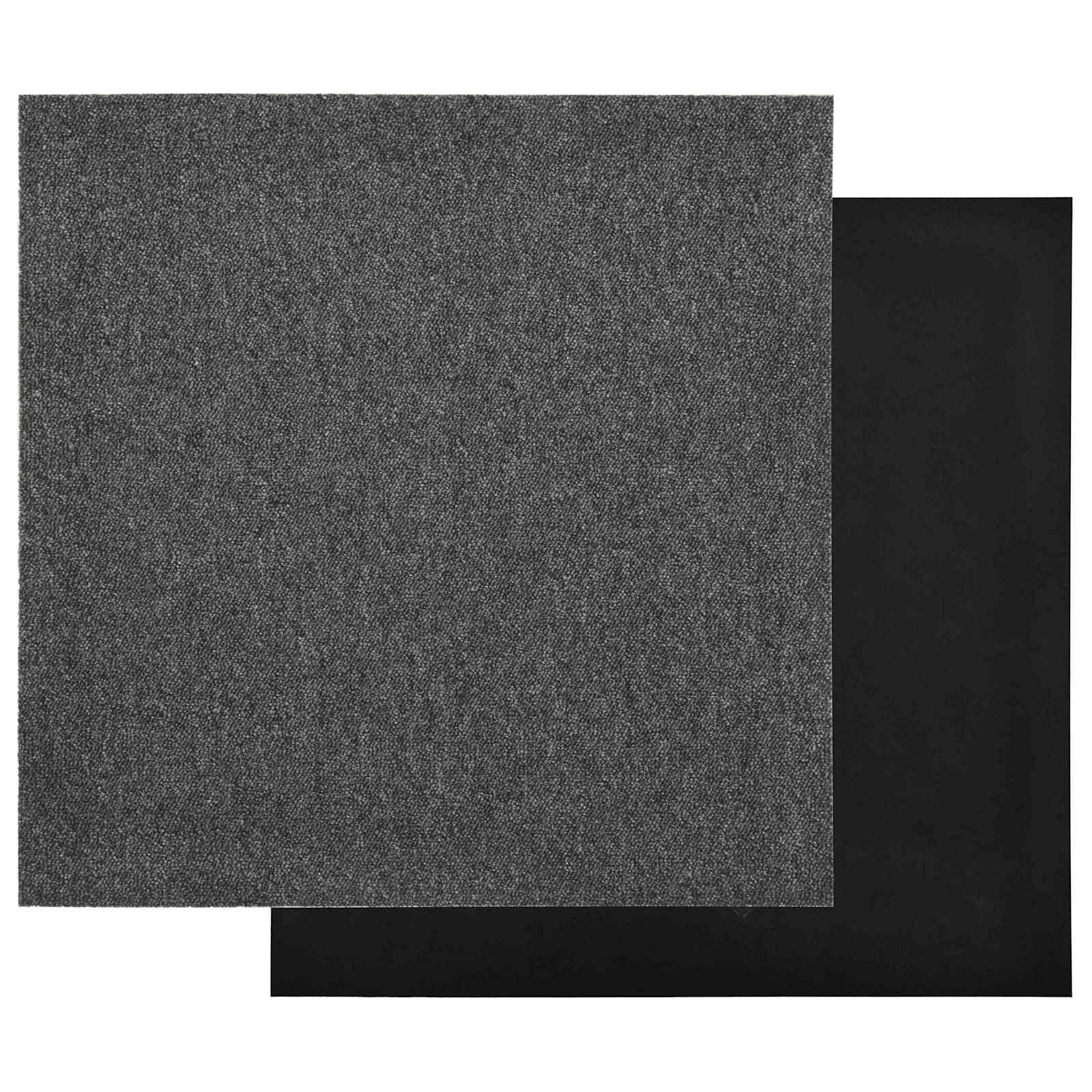 Tepih 20 pcs Antracit 50 x 50 cm 100% Polipropilen