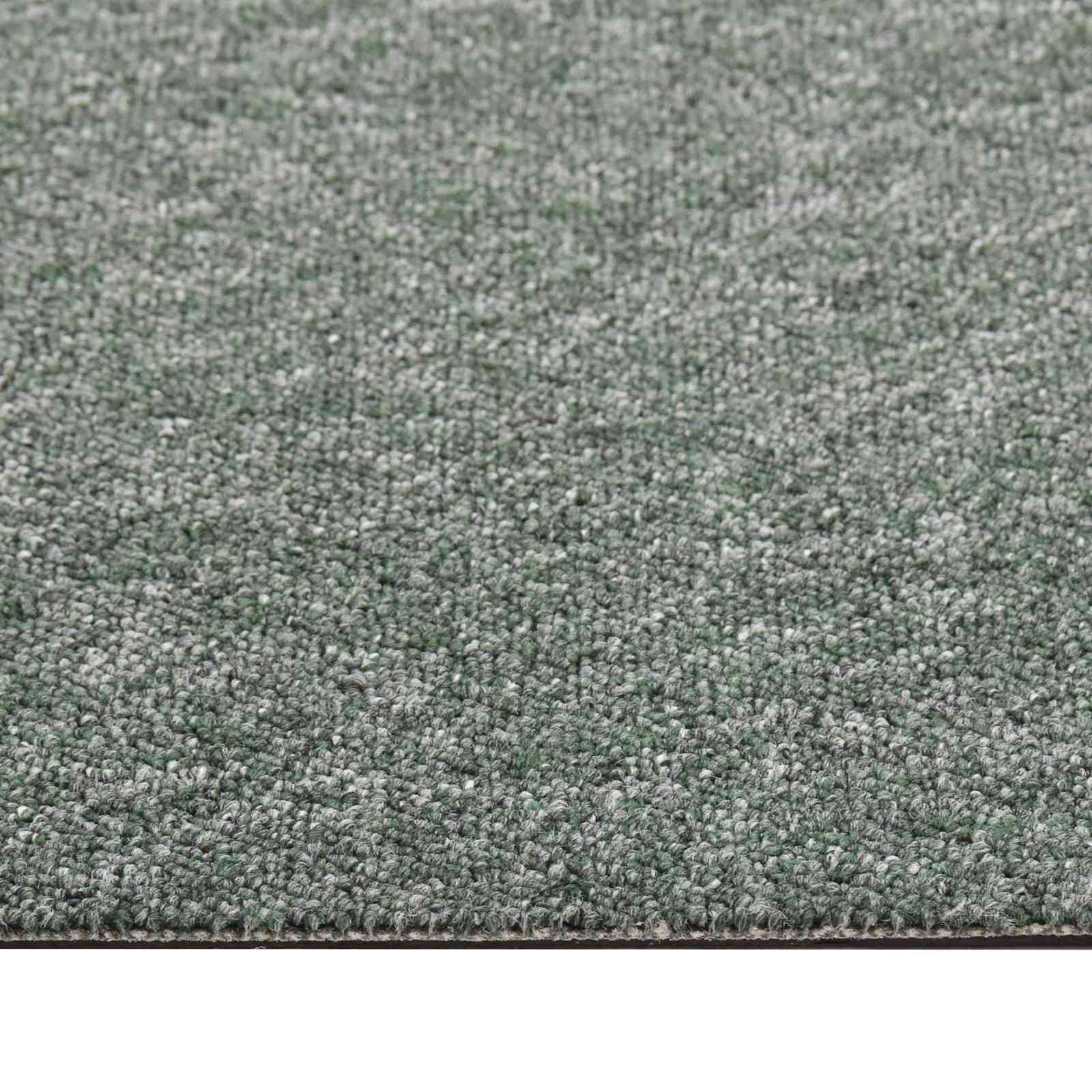 Tepih 20 pcs Zelena 50 x 50 cm 100% Polipropilen