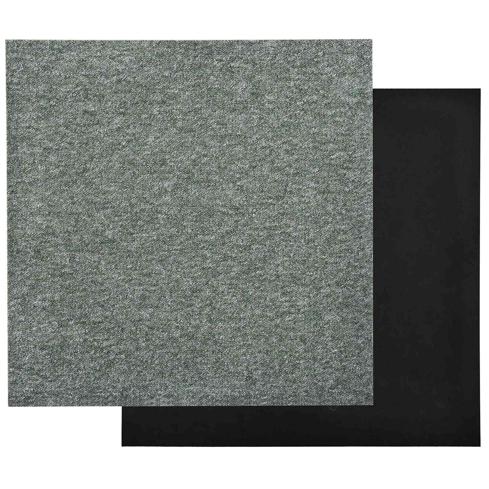 Tepih 20 pcs Zelena 50 x 50 cm 100% Polipropilen
