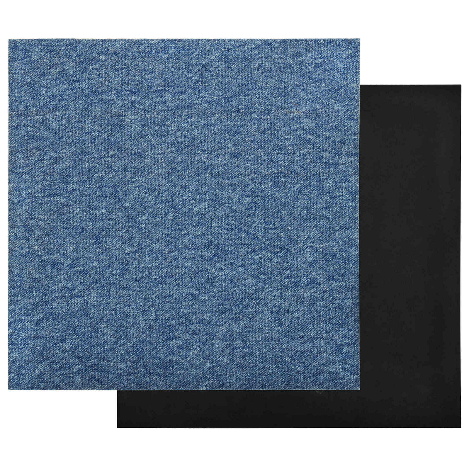 Tepih 20 pcs Plava 50 x 50 cm 100% Polipropilen