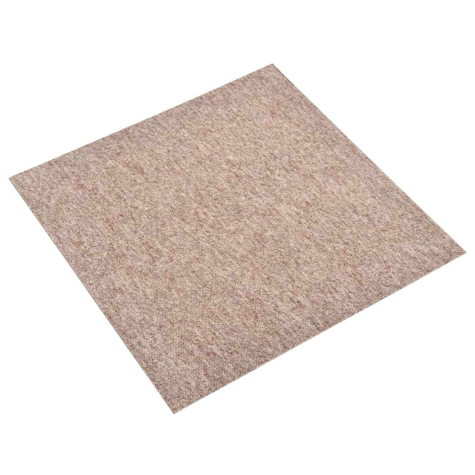 Tepih 20 pcs Bež 50 x 50 cm 100% Polipropilen