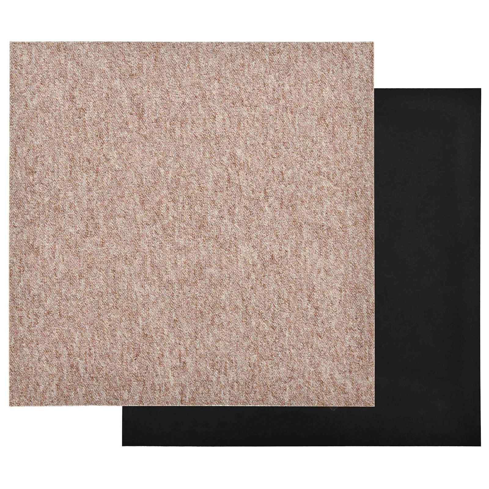 Tepih 20 pcs Bež 50 x 50 cm 100% Polipropilen