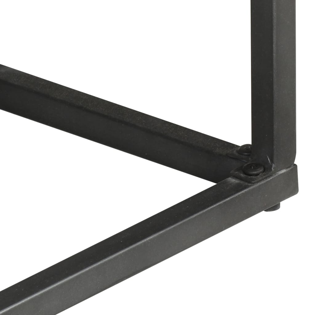 Komoda siva 100 x 30 x 70 cm od masivnog bagremovog drva