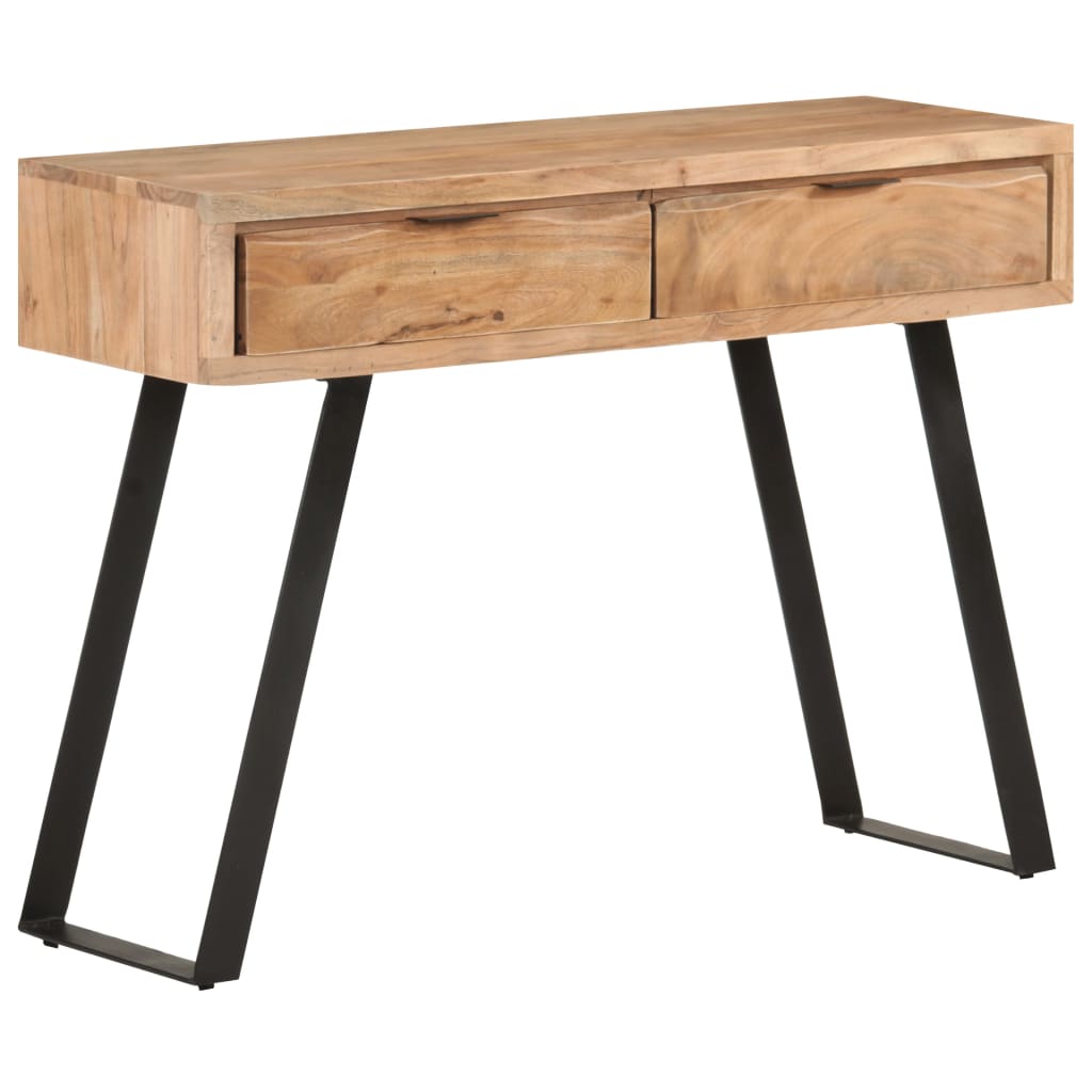 Konzolni stol 100 x 35 x 76 cm od masivnog bagremovog drva