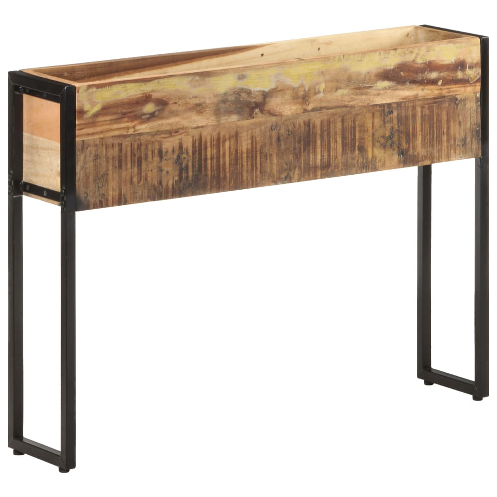 Posuda za sadnju 90 x 20 x 68 cm od masivnog obnovljenog drva