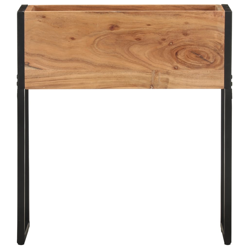 Posuda za sadnju 60 x 20 x 68 cm od masivnog bagremovog drva