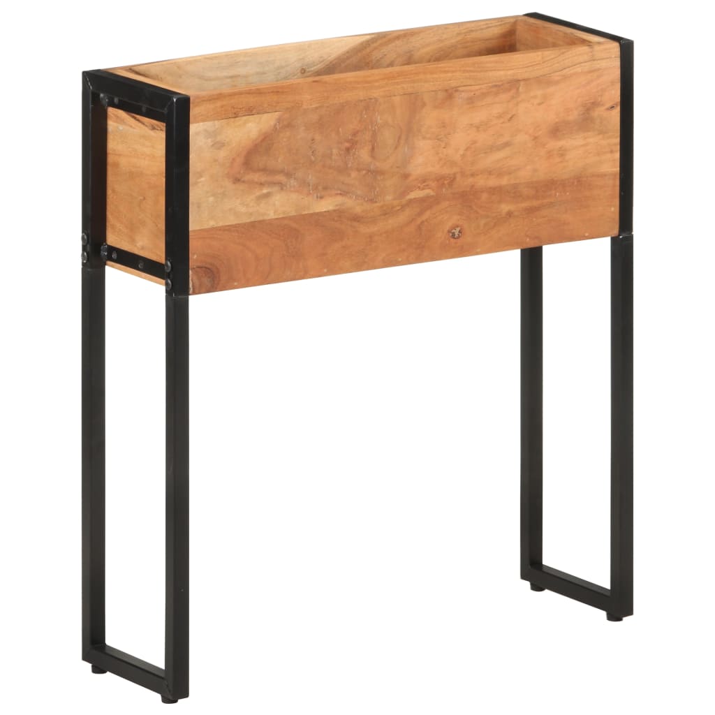 Posuda za sadnju 60 x 20 x 68 cm od masivnog bagremovog drva
