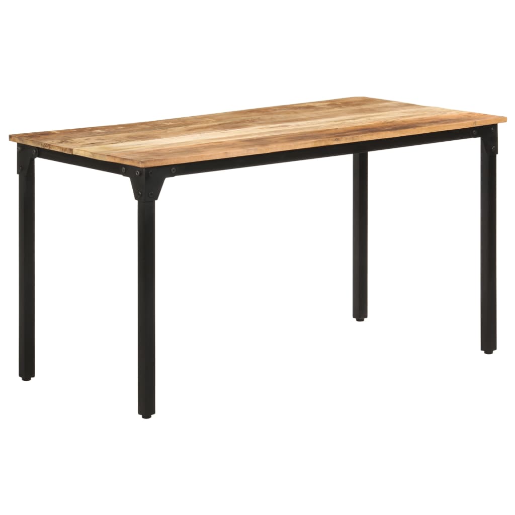 Blagovaonski stol 140 x 70 x 76 cm od grubog drva manga